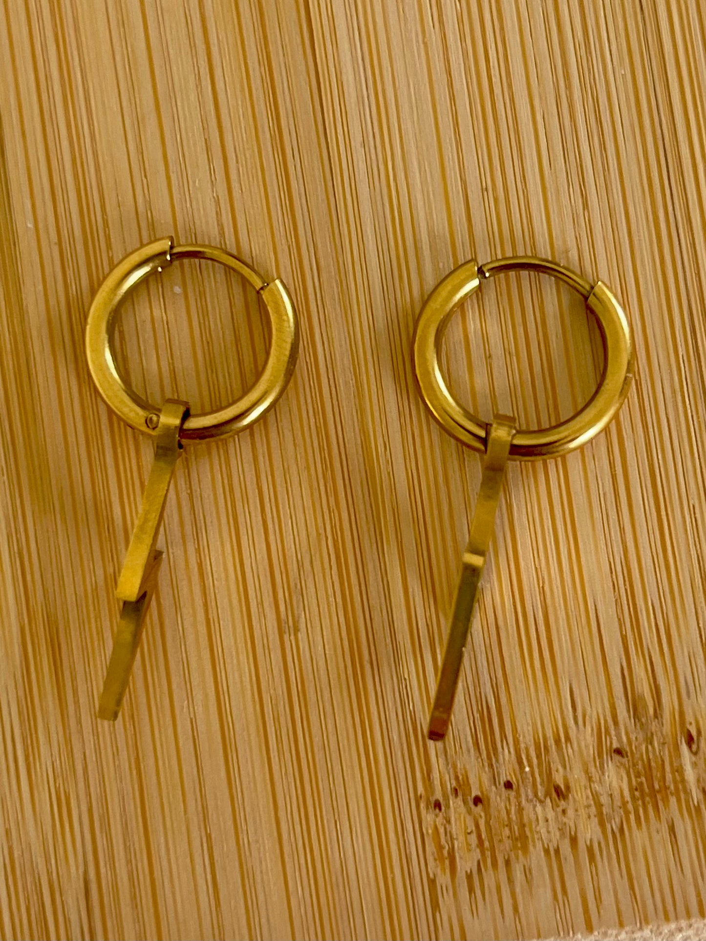 boucles d’oreilles éclair