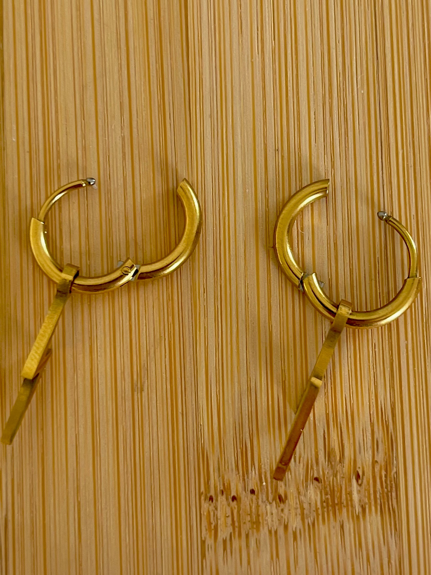 boucles d’oreilles éclair
