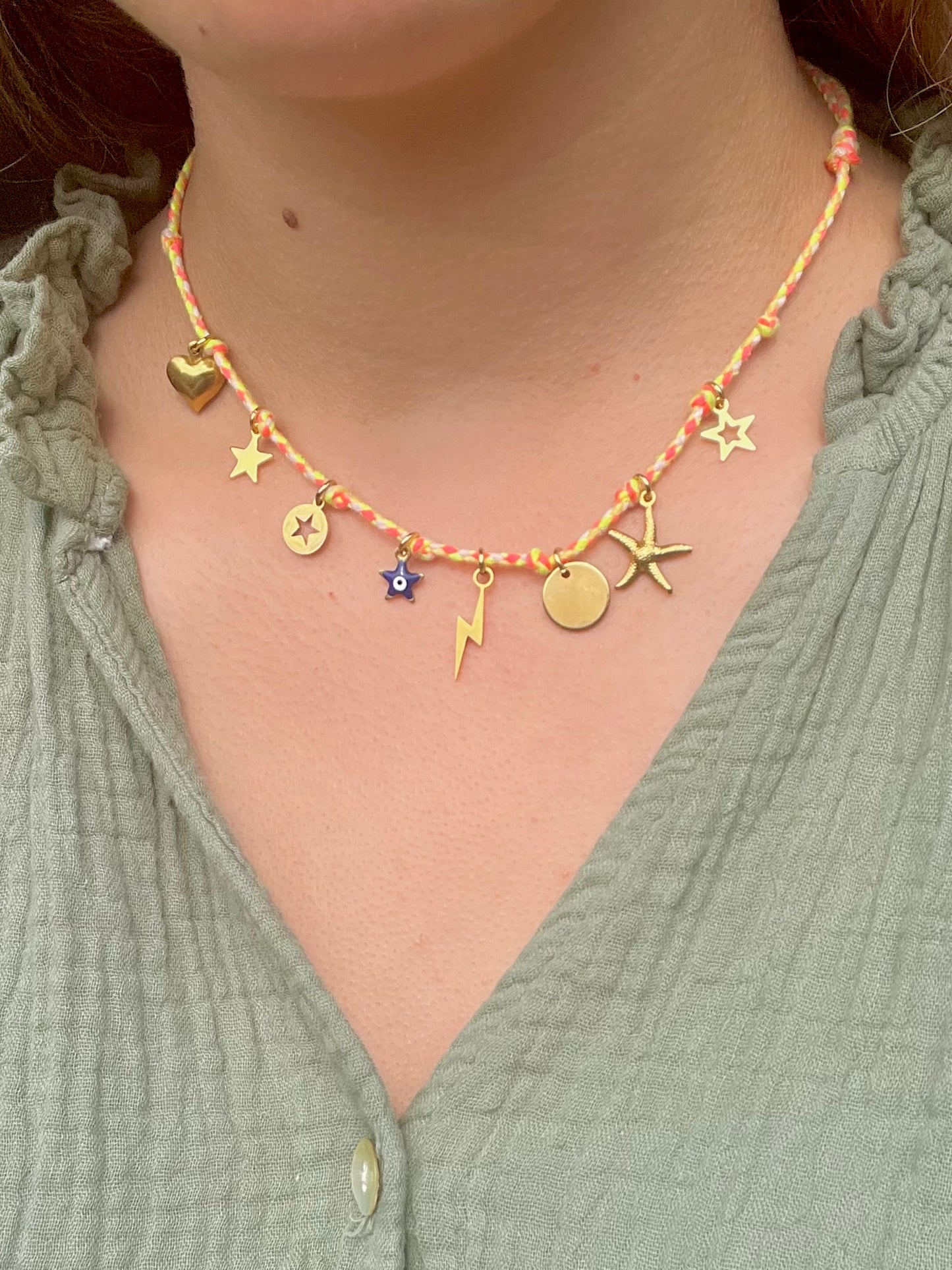 collier Shana doré