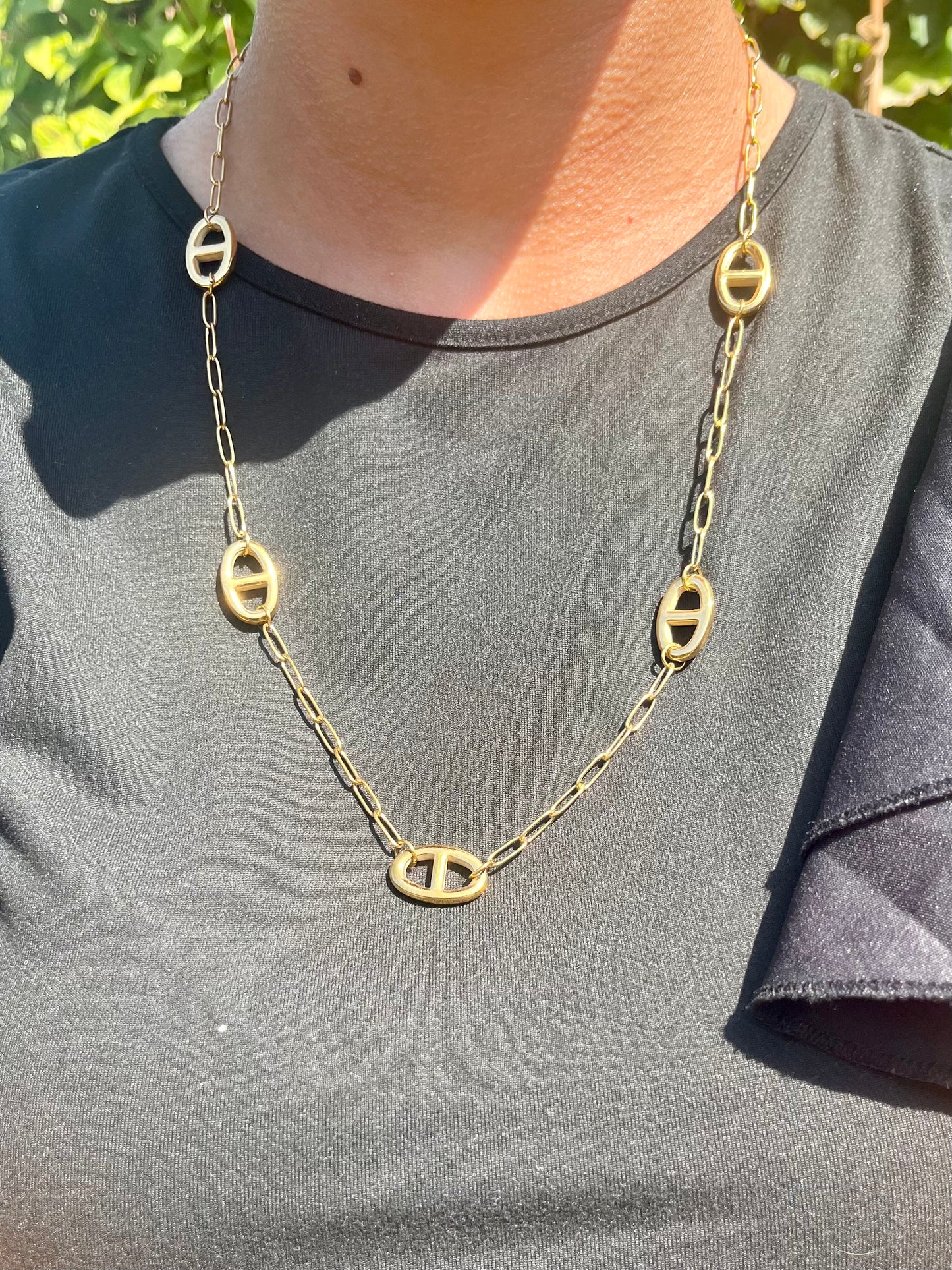sautoir Thaïs (maille marine)
