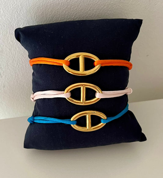 bracelet maille marine