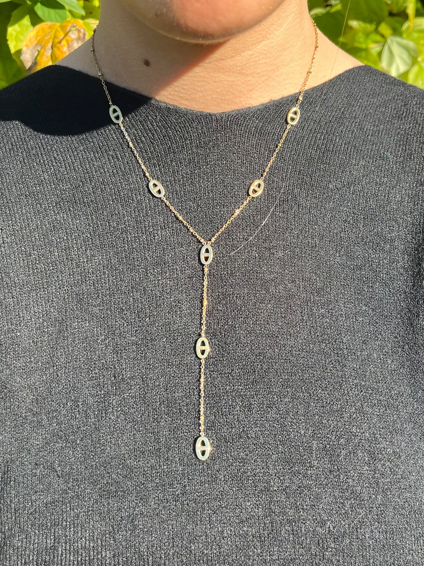 collier Sixtine (maille marine)