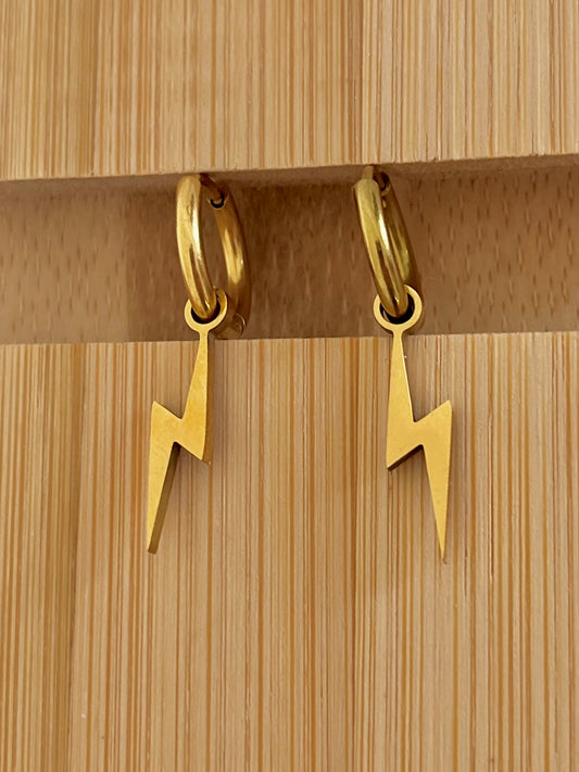 boucles d’oreilles éclair